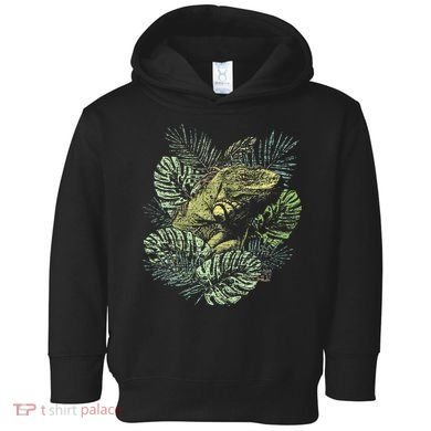 Zoo Keeper Lizard Lover Gift Iguana Toddler Hoodie