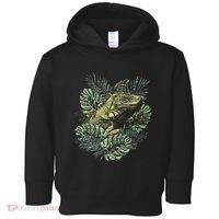 Zoo Keeper Lizard Lover Gift Iguana Toddler Hoodie thumb 0