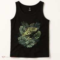 Zoo Keeper Lizard Lover Gift Iguana Tank Top thumb 2