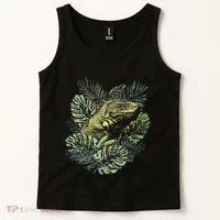 Zoo Keeper Lizard Lover Gift Iguana Tank Top thumb 2