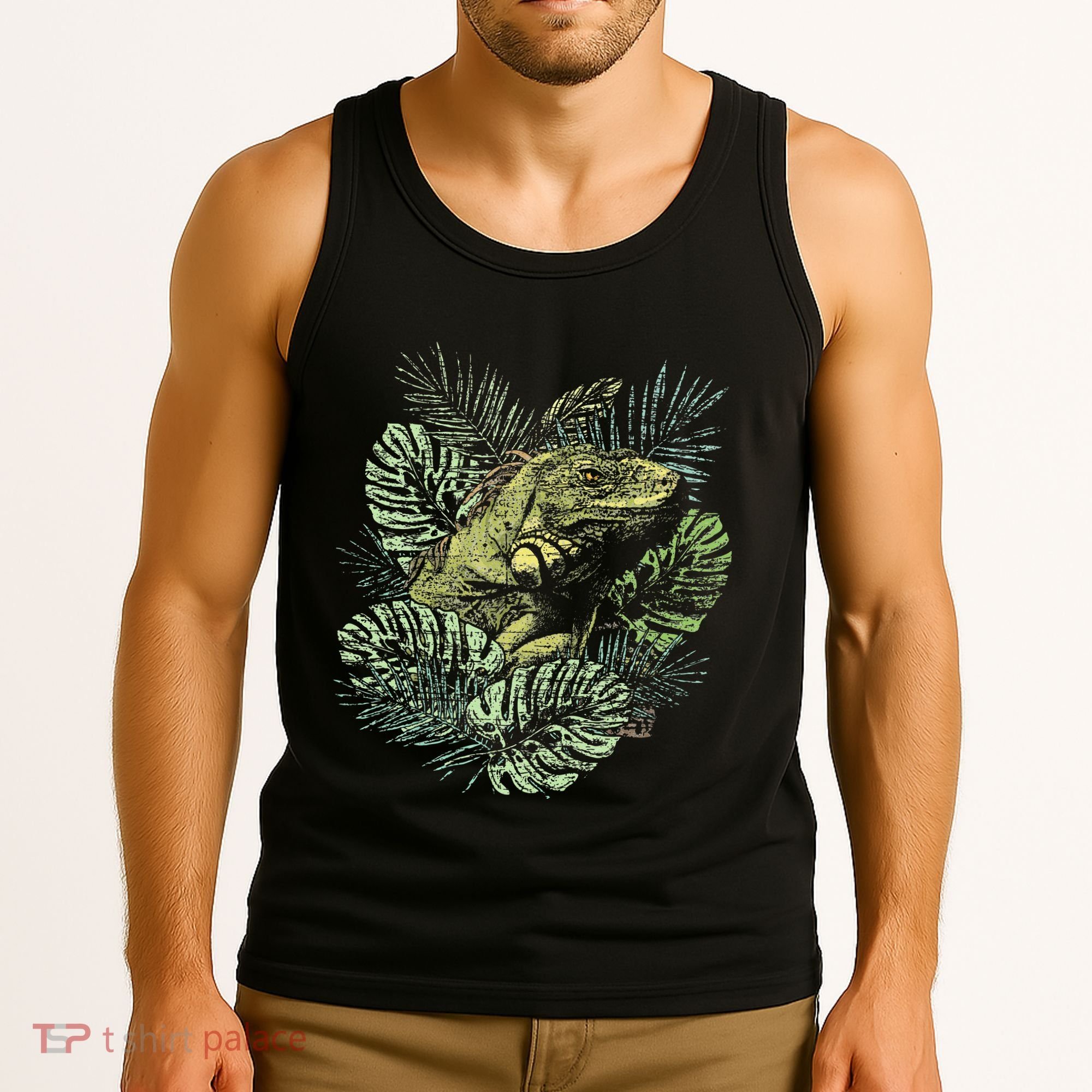 Zoo Keeper Lizard Lover Gift Iguana Tank Top