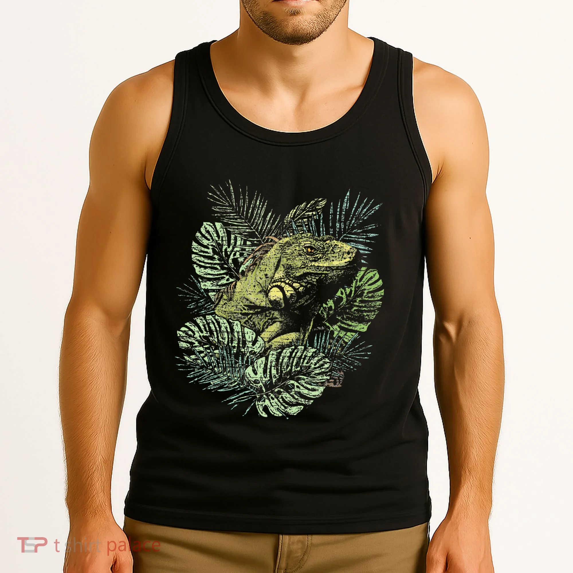 Zoo Keeper Lizard Lover Gift Iguana Tank Top