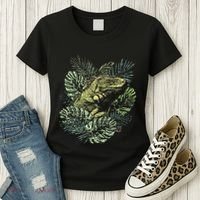 Zoo Keeper Lizard Lover Gift Iguana Women's T-Shirt thumb 3