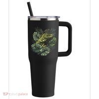 Zoo Keeper Lizard Lover Gift Iguana 40oz Vacuum Insulated Stainless Steel Travel Tumbler thumb 0