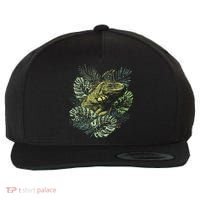 Zoo Keeper Lizard Lover Gift Iguana Wool Snapback Cap thumb 0