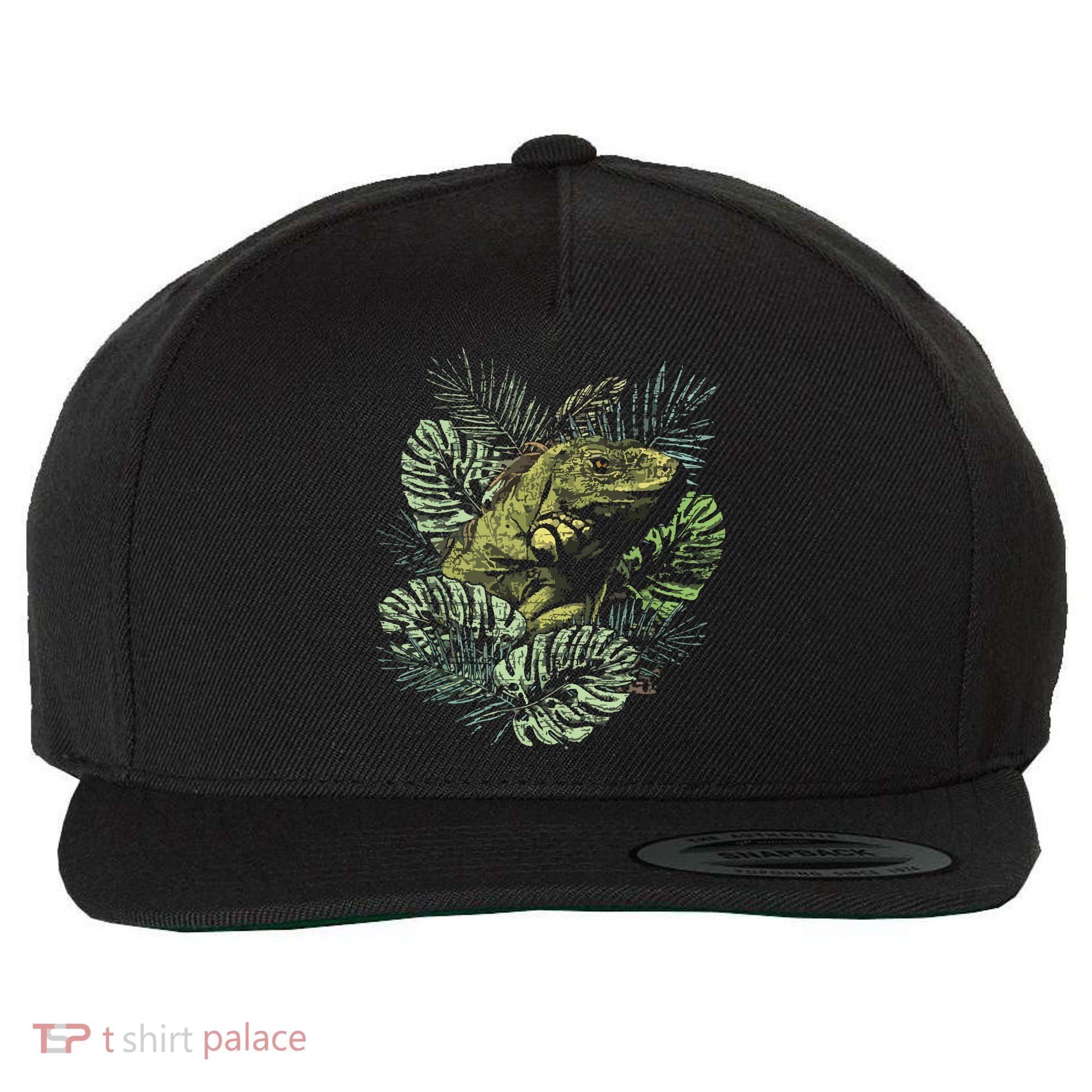 Zoo Keeper Lizard Lover Gift Iguana Wool Snapback Cap