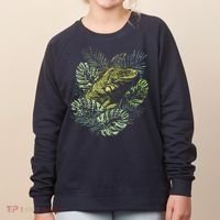 Zoo Keeper Lizard Lover Gift Iguana Women's Sweatshirt thumb 0