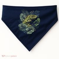 Zoo Keeper Lizard Lover Gift Iguana USA-Made Doggie Bandana thumb 0