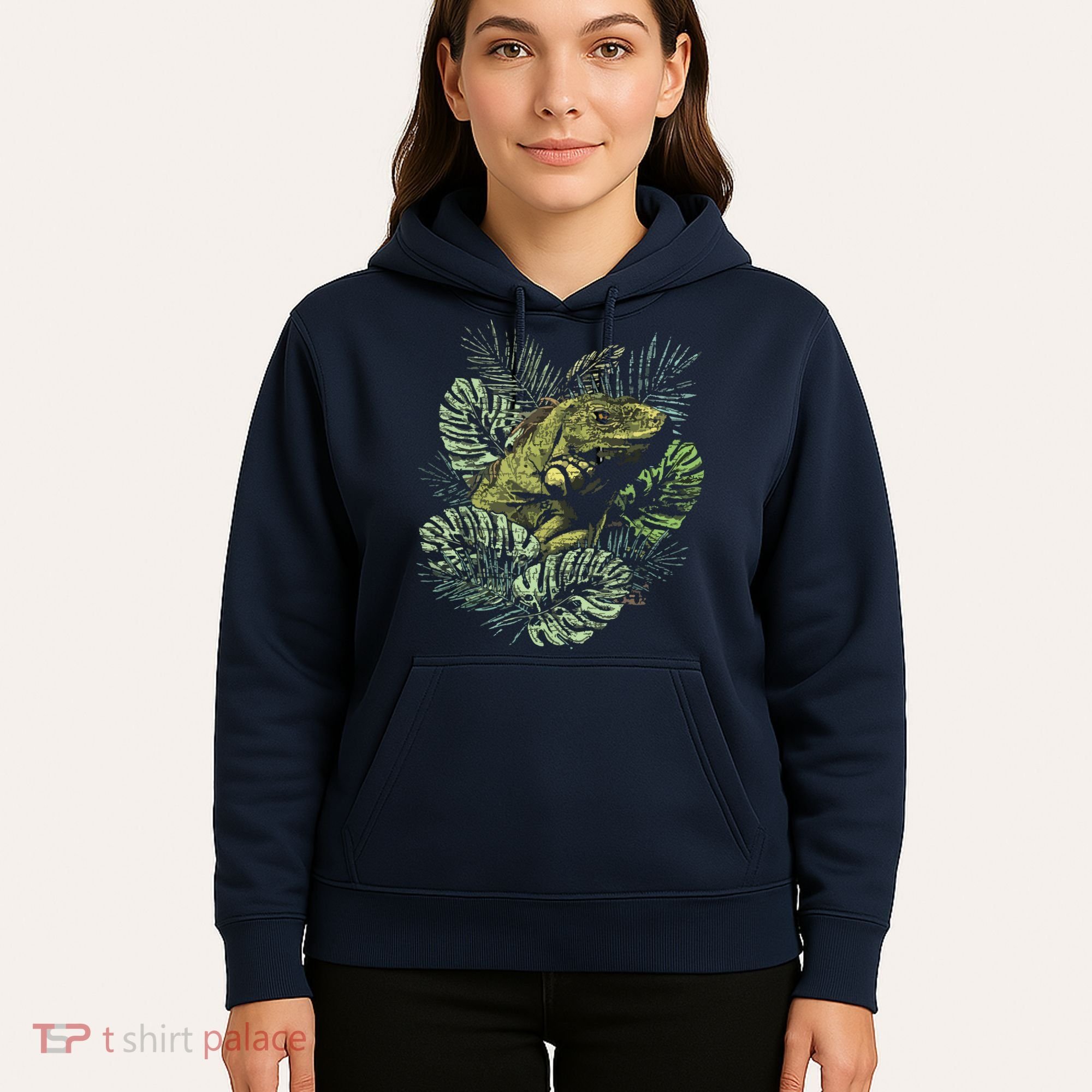 Zoo Keeper Lizard Lover Gift Iguana Hoodie