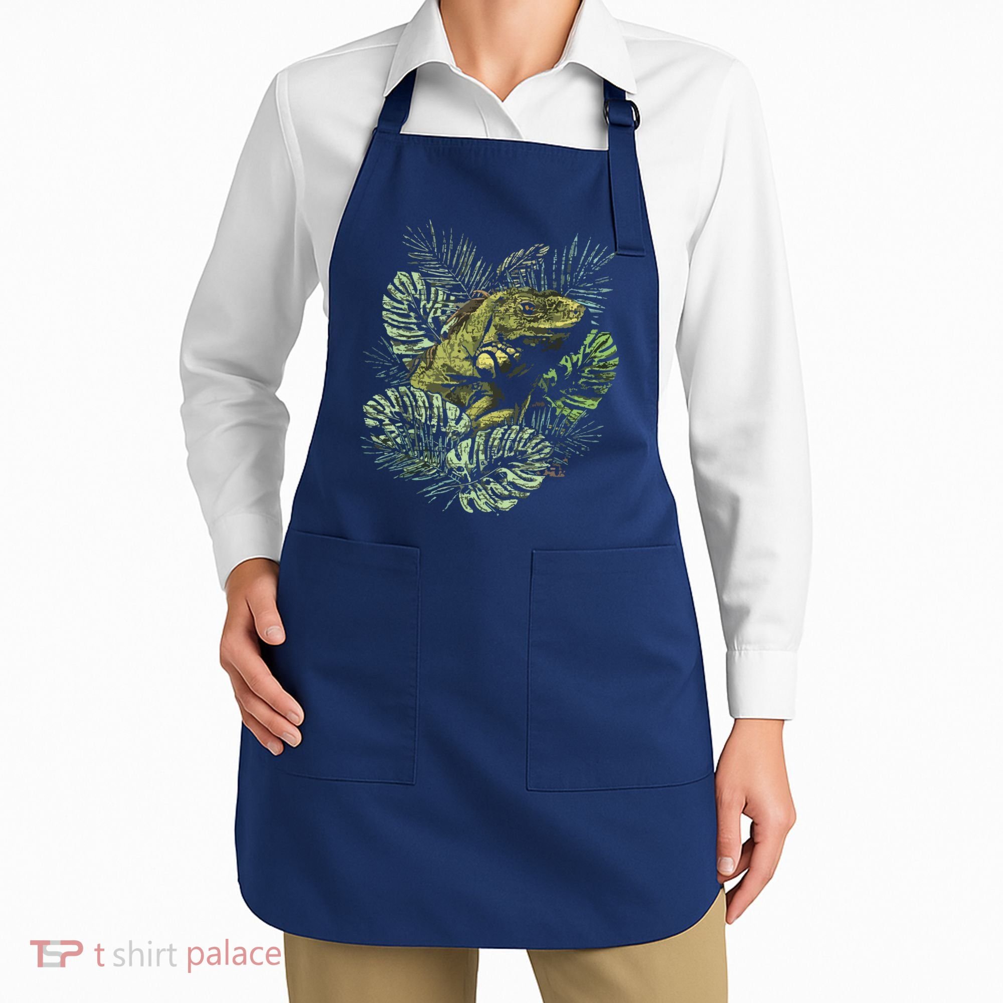 Zoo Keeper Lizard Lover Gift Iguana Apron