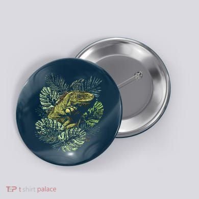 Zoo Keeper Lizard Lover Gift Iguana Button