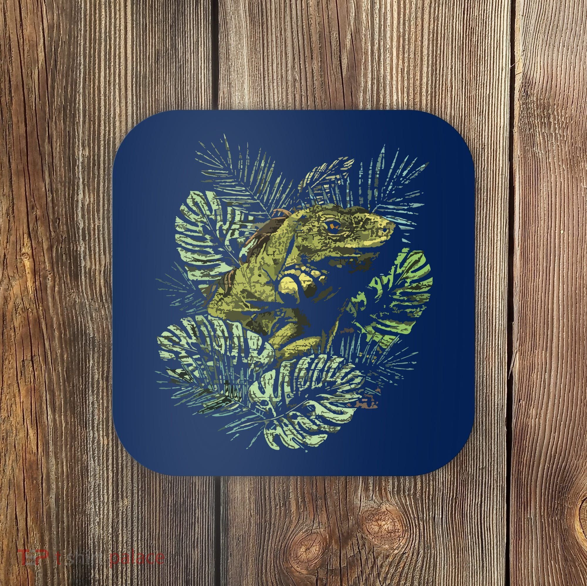Zoo Keeper Lizard Lover Gift Iguana Coaster