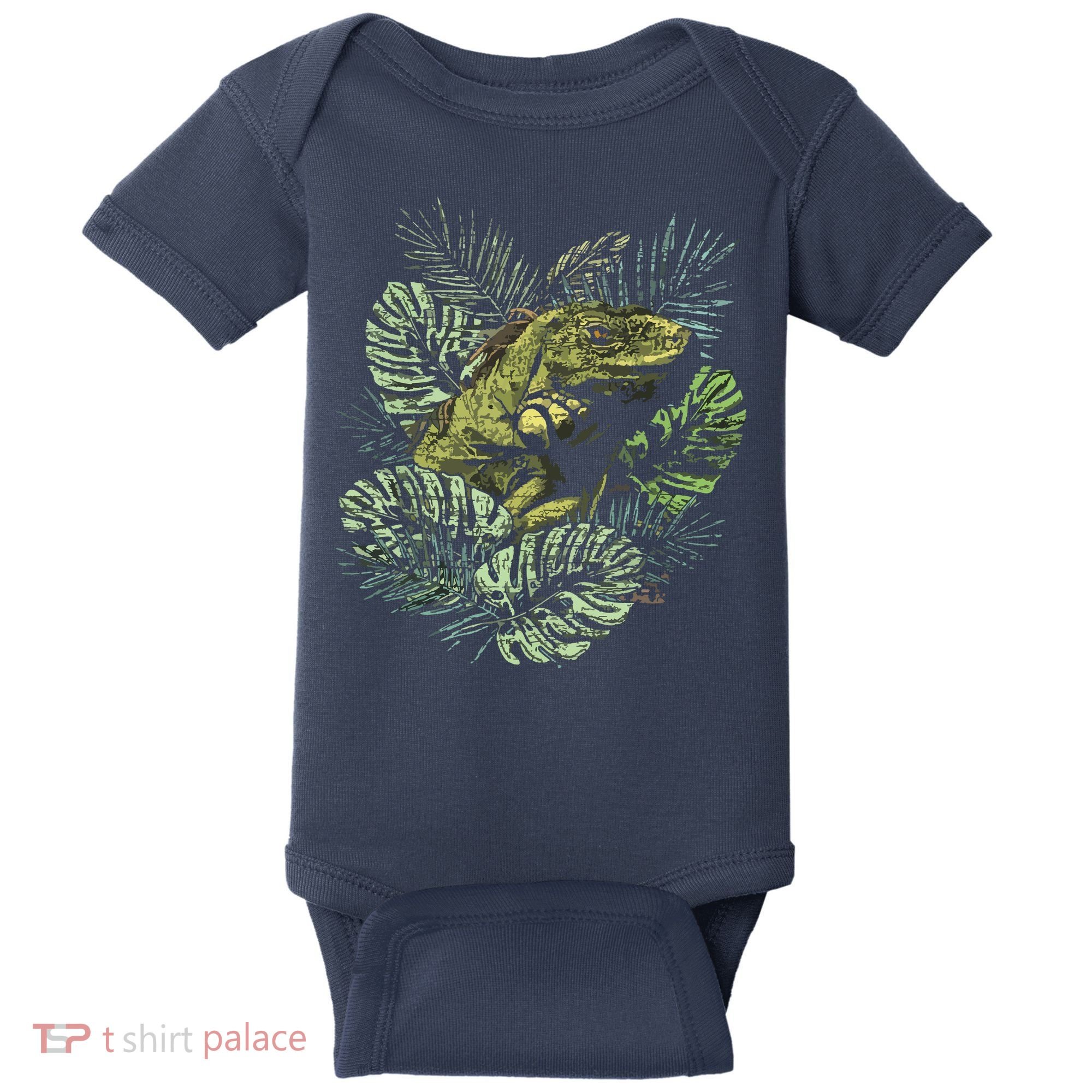 Zoo Keeper Lizard Lover Gift Iguana Baby Bodysuit