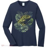 Zoo Keeper Lizard Lover Gift Iguana Women's Long Sleeve Shirt thumb 0