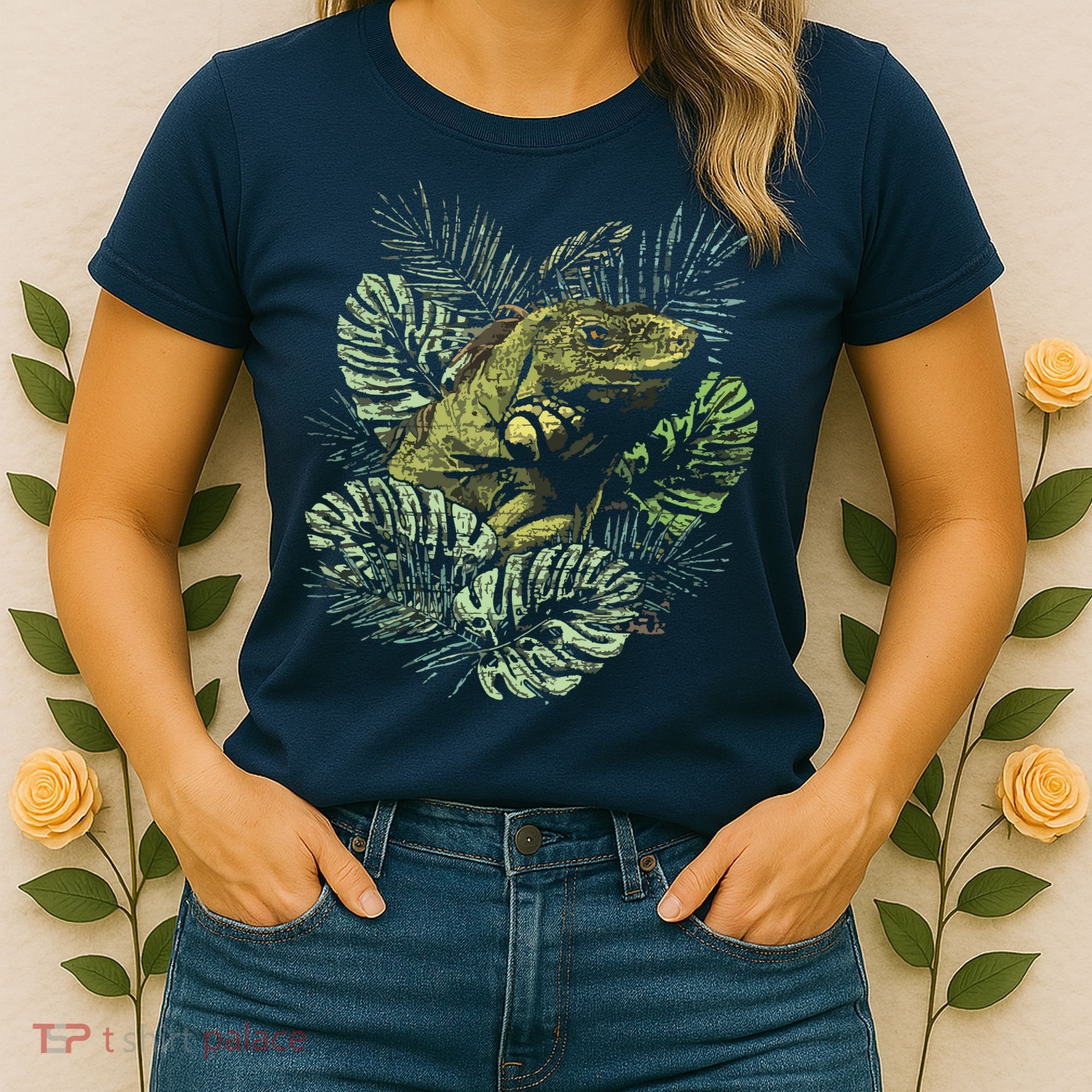 Zoo Keeper Lizard Lover Gift Iguana Women's T-Shirt