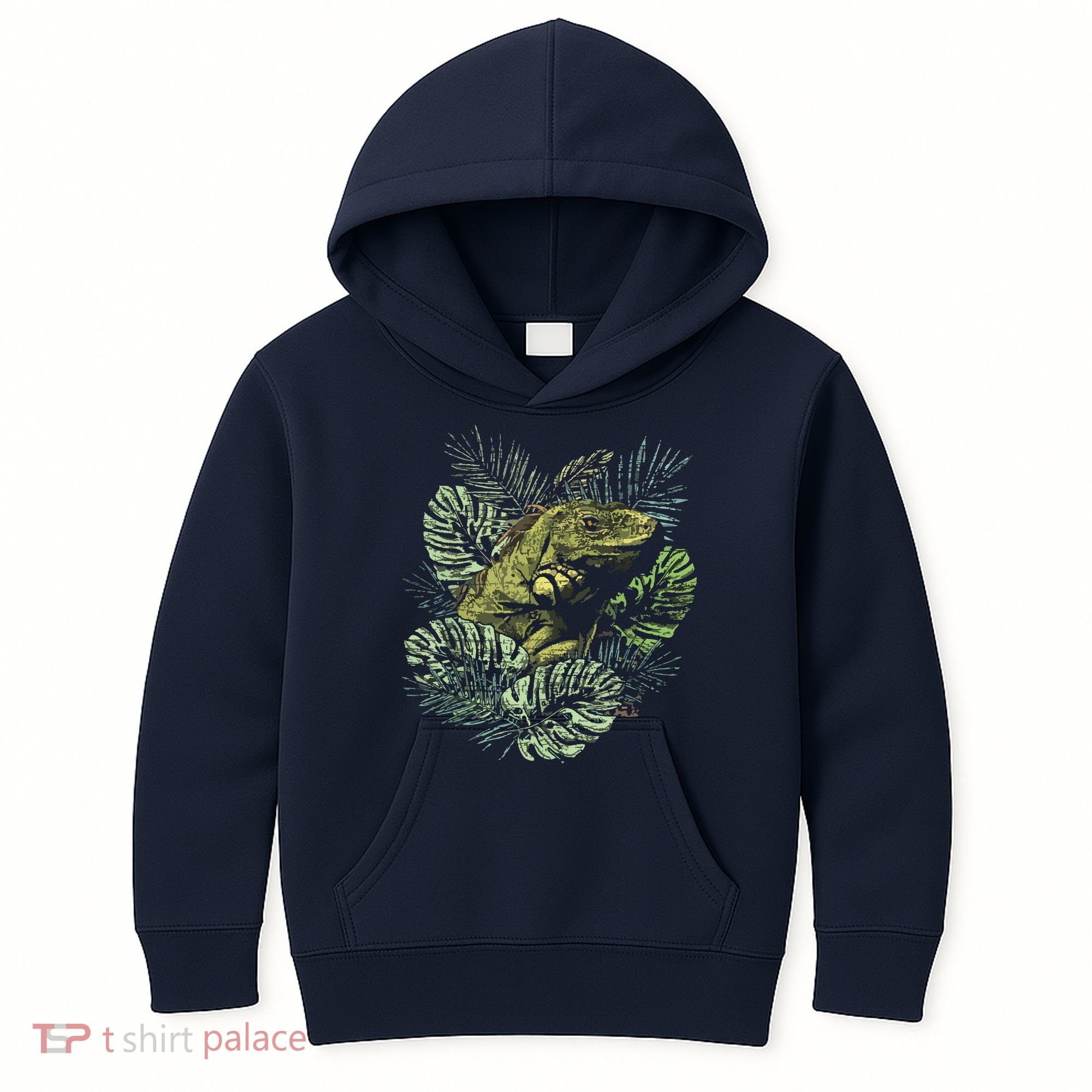 Zoo Keeper Lizard Lover Gift Iguana Kids Hoodie