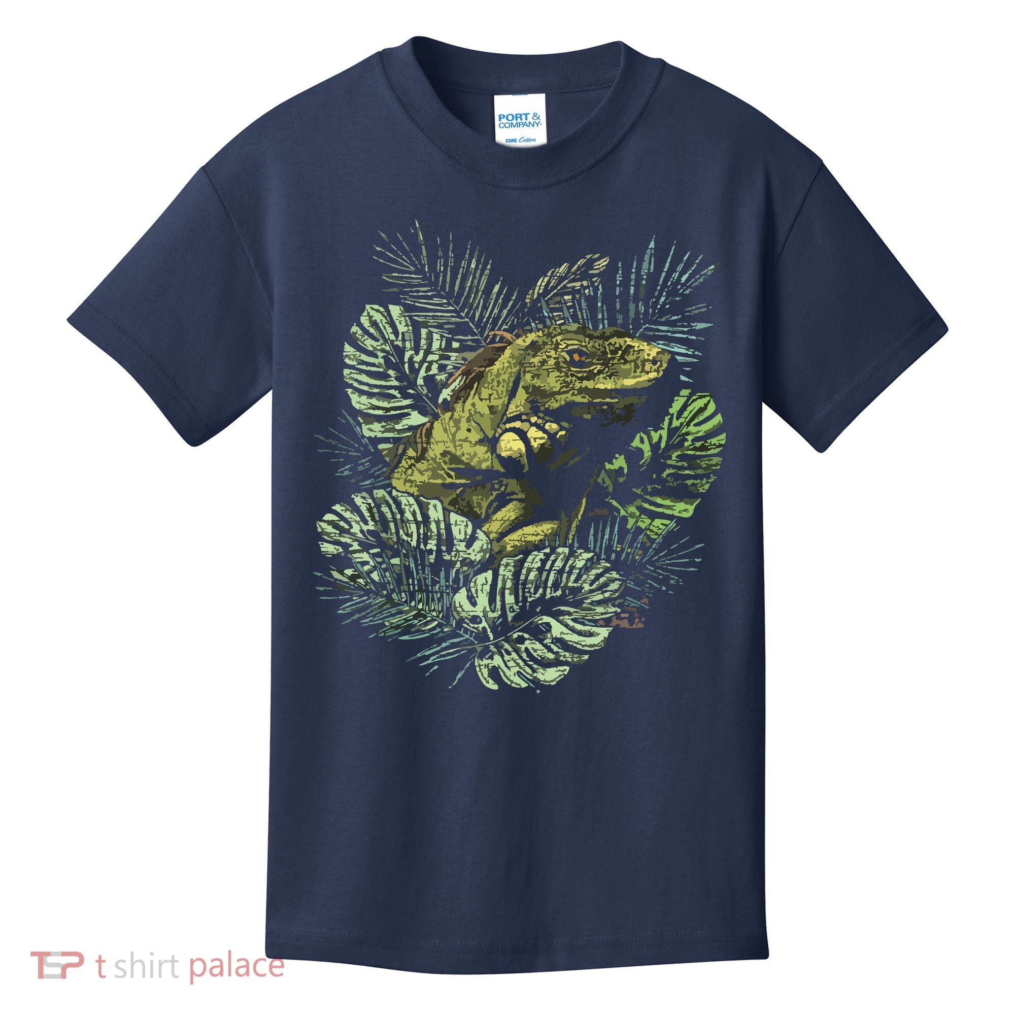 Zoo Keeper Lizard Lover Gift Iguana Kids T-Shirt