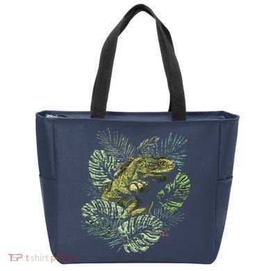 Zoo Keeper Lizard Lover Gift Iguana Tote Bag