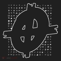 Zodiac Killer Symbol And Cipher True Crime Golf Towel thumb 3