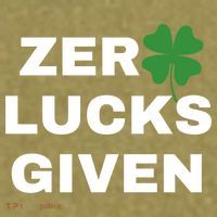 Zero Lucks Given Shamrock St Patricks Day Garment-Dyed Women's Muscle Tee thumb 6