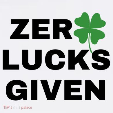Zero Lucks Given Shamrock St Patricks Day Women's Flannel Pajama Set