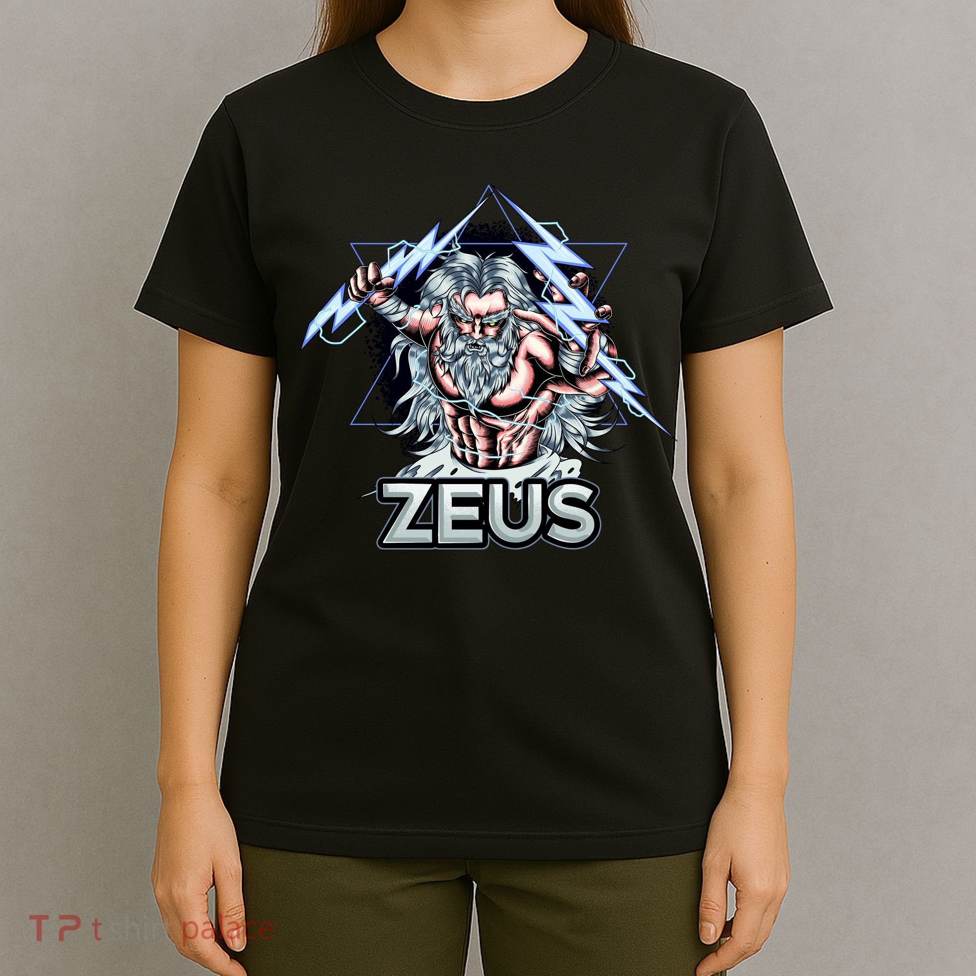 Zeus Lightning God Of The Sky Gamer T-Shirt