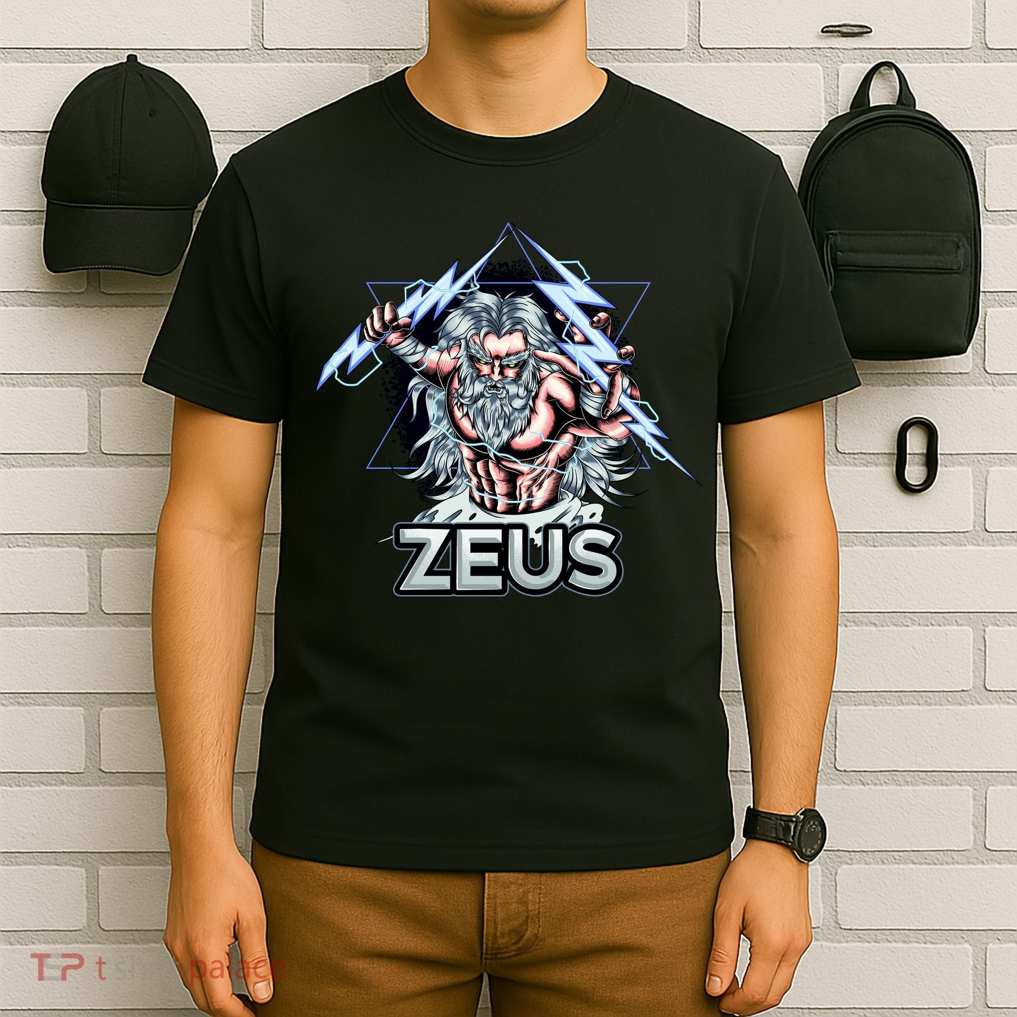 Zeus Lightning God Of The Sky Gamer T-Shirt