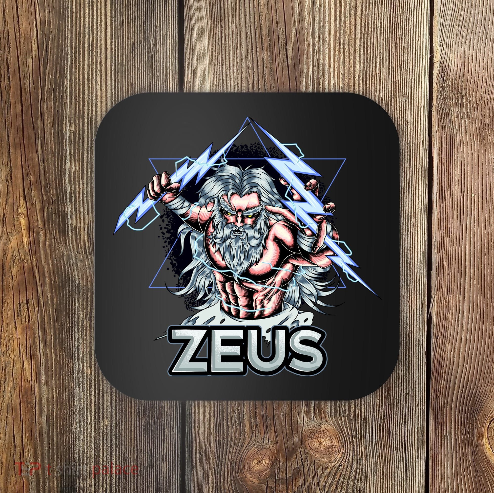 Zeus Lightning God Of The Sky Gamer Coaster