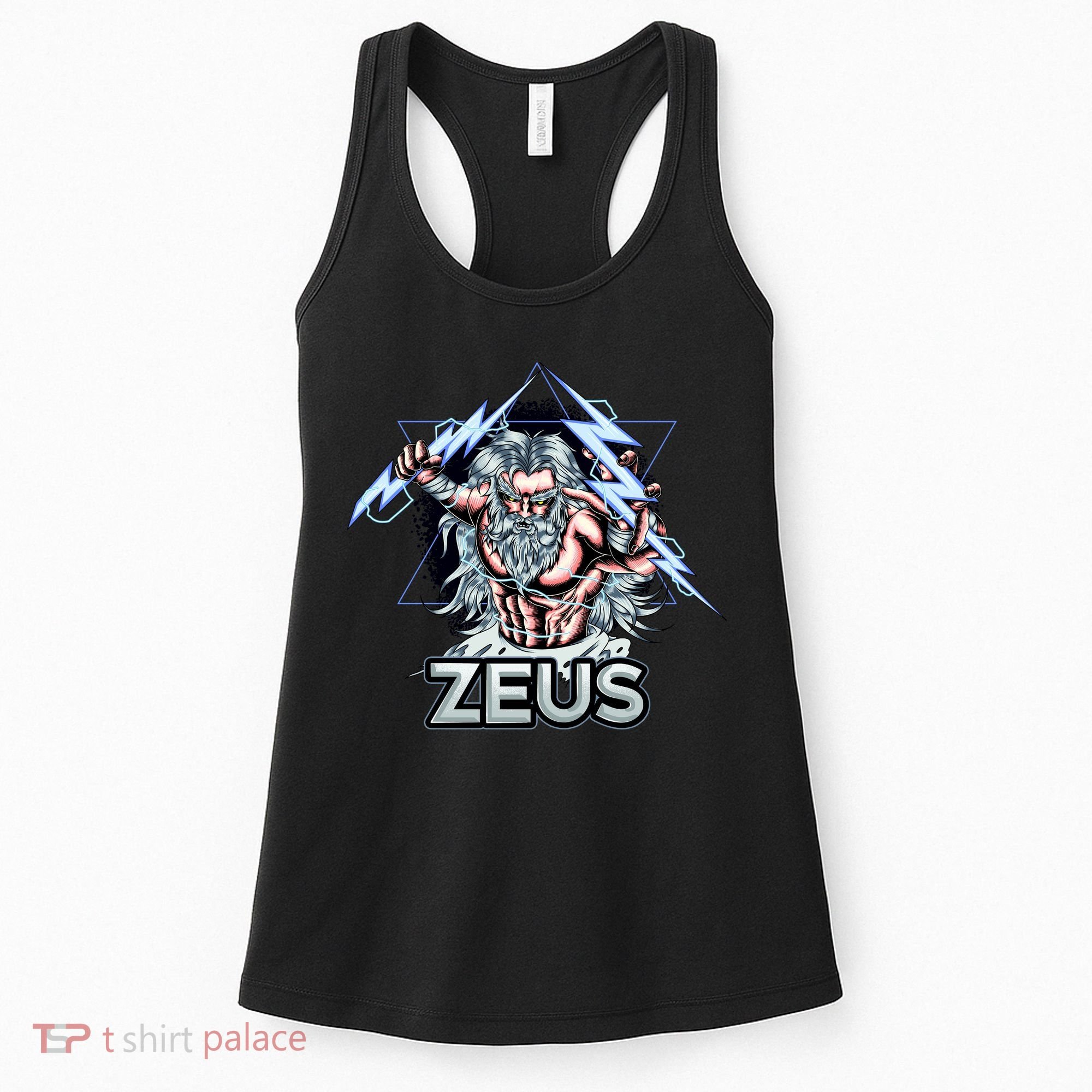 Zeus Lightning God Of The Sky Gamer Women's Tank Top
