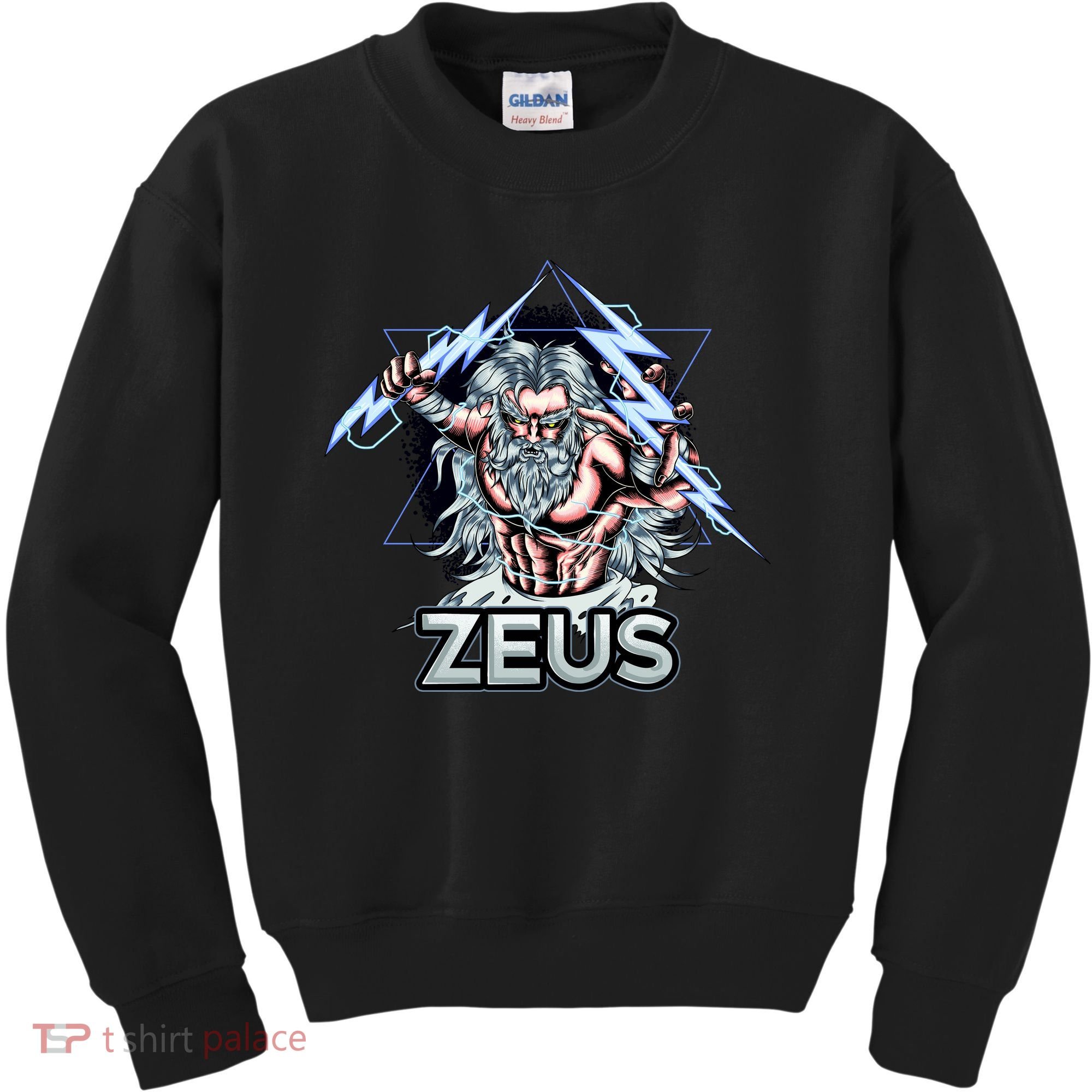Zeus Lightning God Of The Sky Gamer Kids Sweatshirt