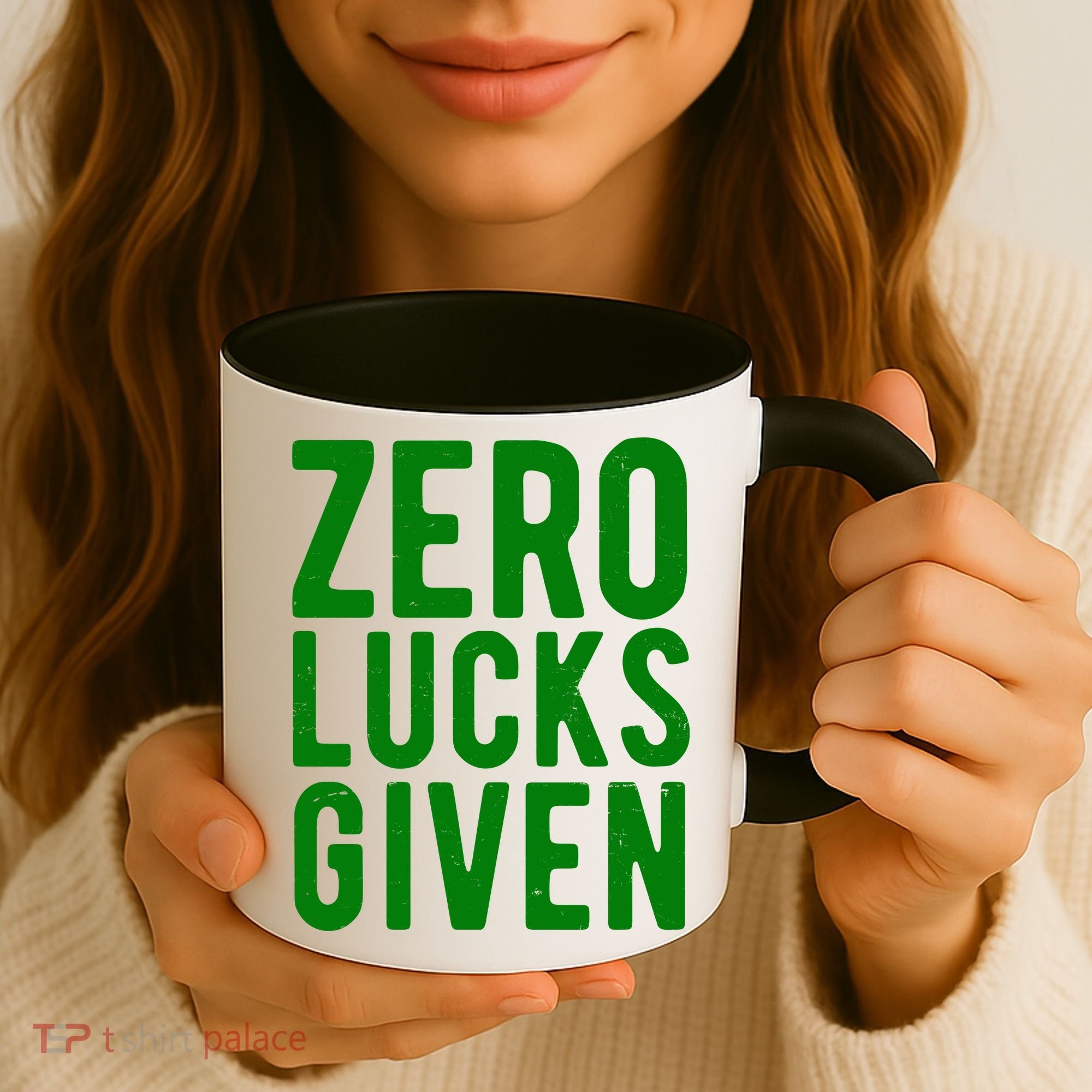 Zero Lucks Given St Patricks Day Coffee Mug