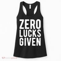Zero Lucks Given St Patricks Day Women's Tank Top thumb 0