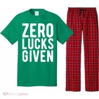Zero Lucks Given St Patricks Day Pajama Set thumb 0