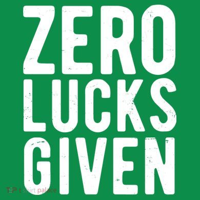 Zero Lucks Given St Patricks Day Ornament