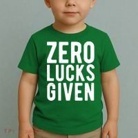 Zero Lucks Given St Patricks Day Toddler T-Shirt thumb 2
