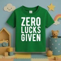 Zero Lucks Given St Patricks Day Toddler T-Shirt thumb 3
