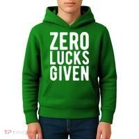 Zero Lucks Given St Patricks Day Kids Hoodie thumb 4