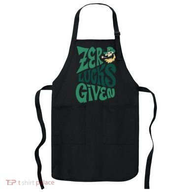 Zero Lucks Given St Patrick's Day Apron