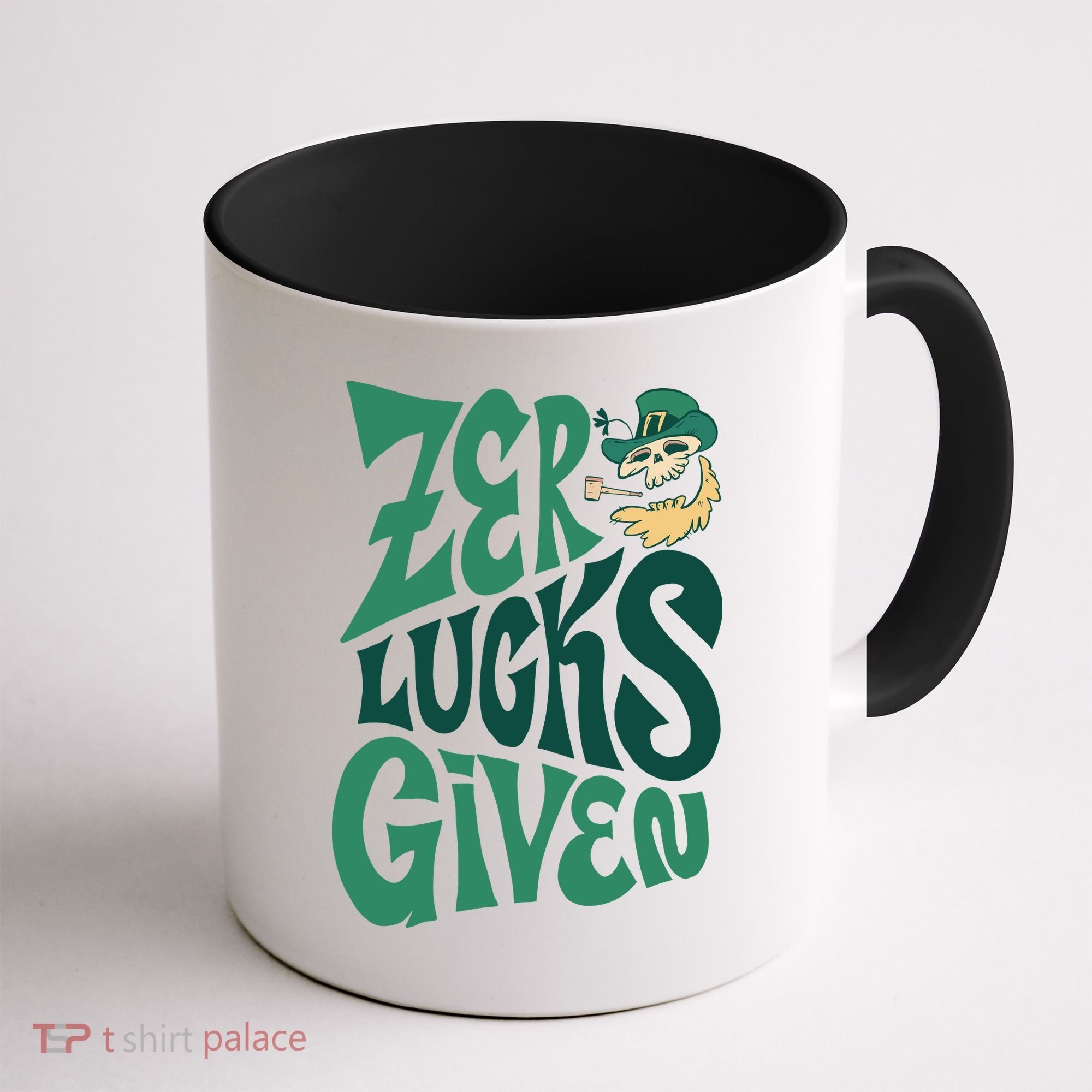 Zero Lucks Given St Patrick's Day Coffee Mug