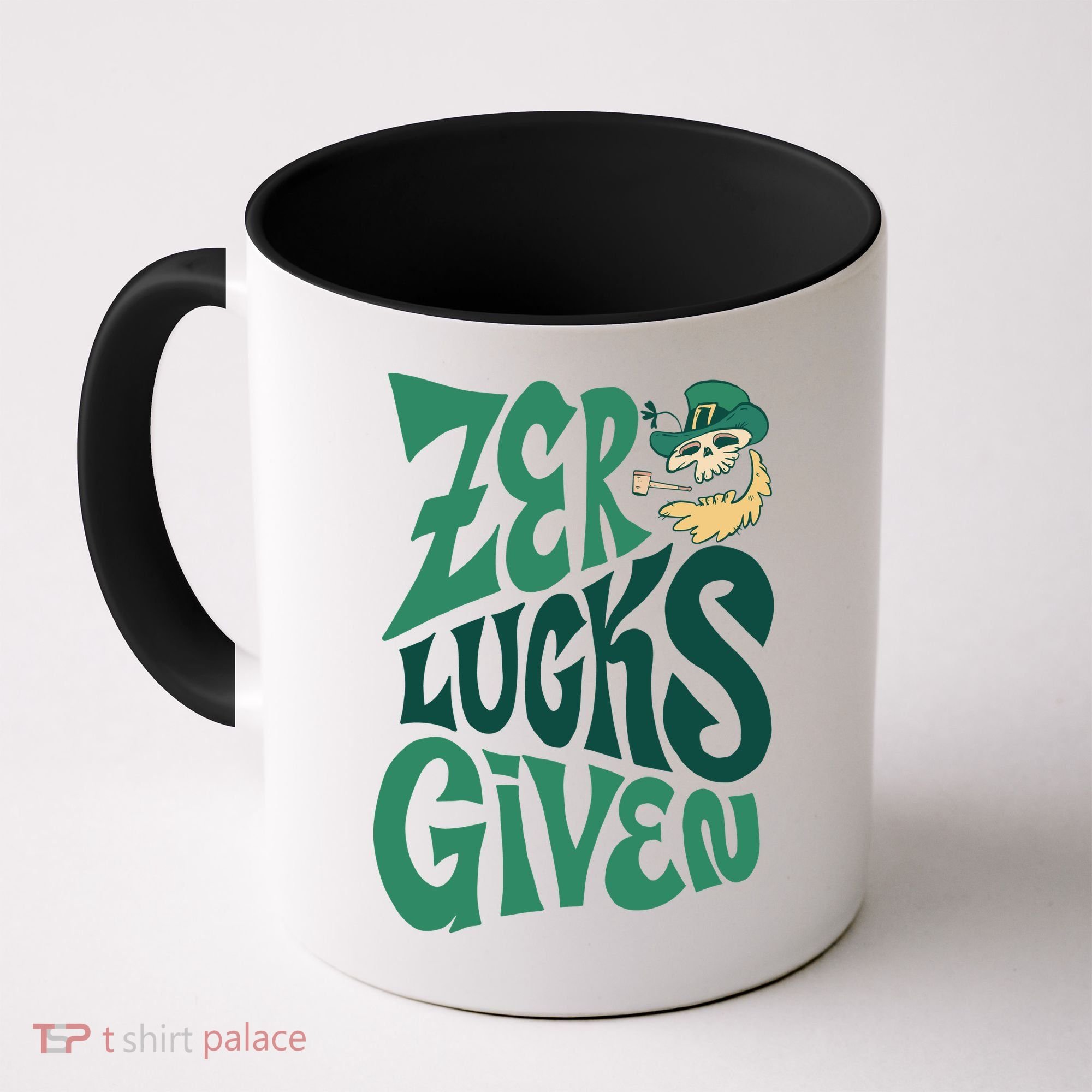 Zero Lucks Given St Patrick's Day Coffee Mug