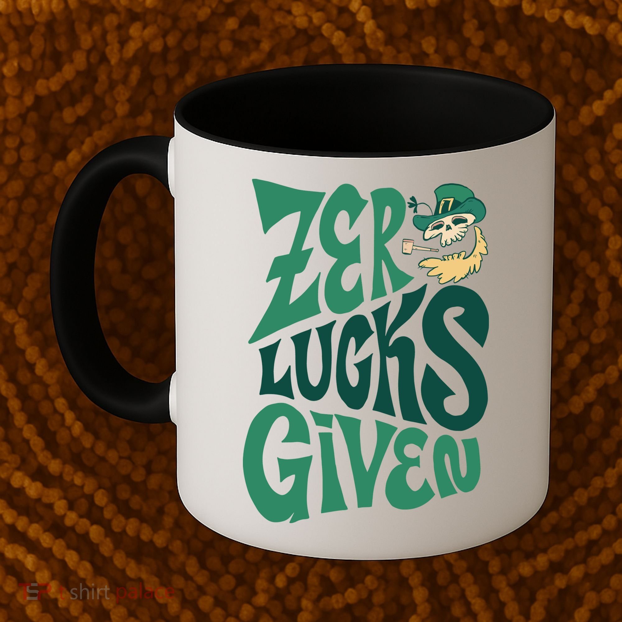 Zero Lucks Given St Patrick's Day Coffee Mug