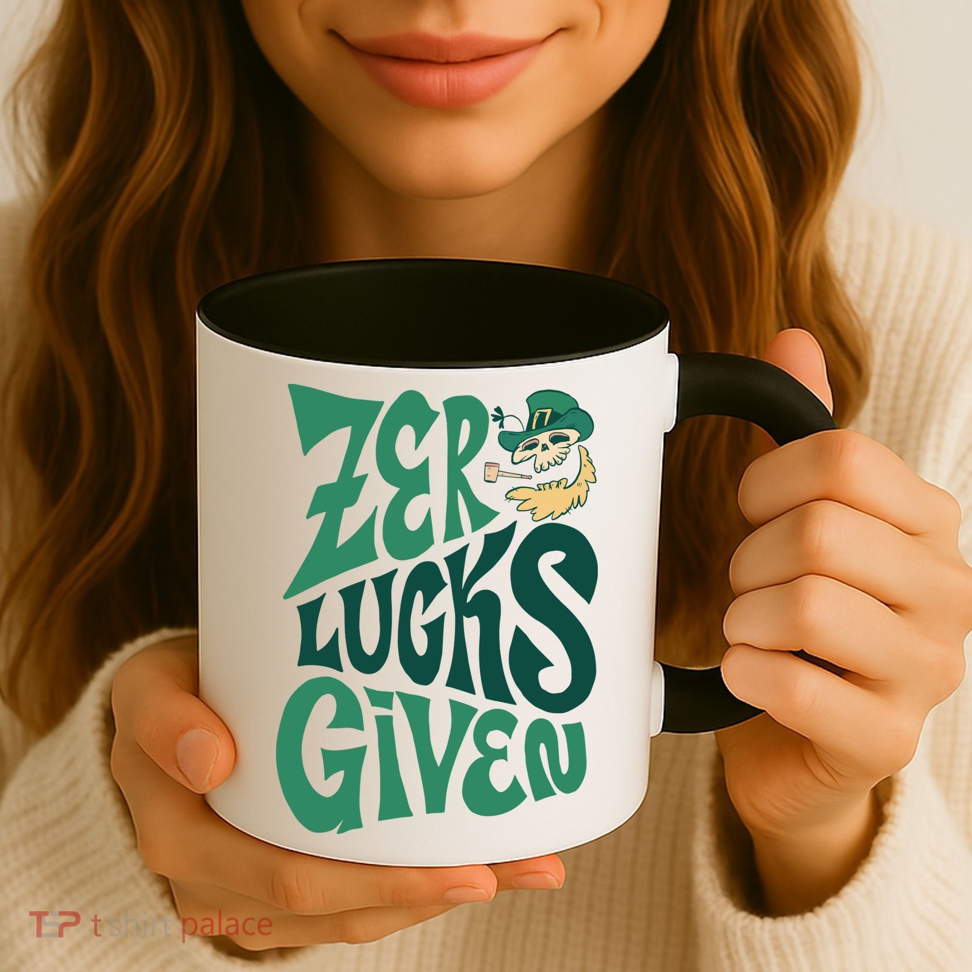 Zero Lucks Given St Patrick's Day Coffee Mug