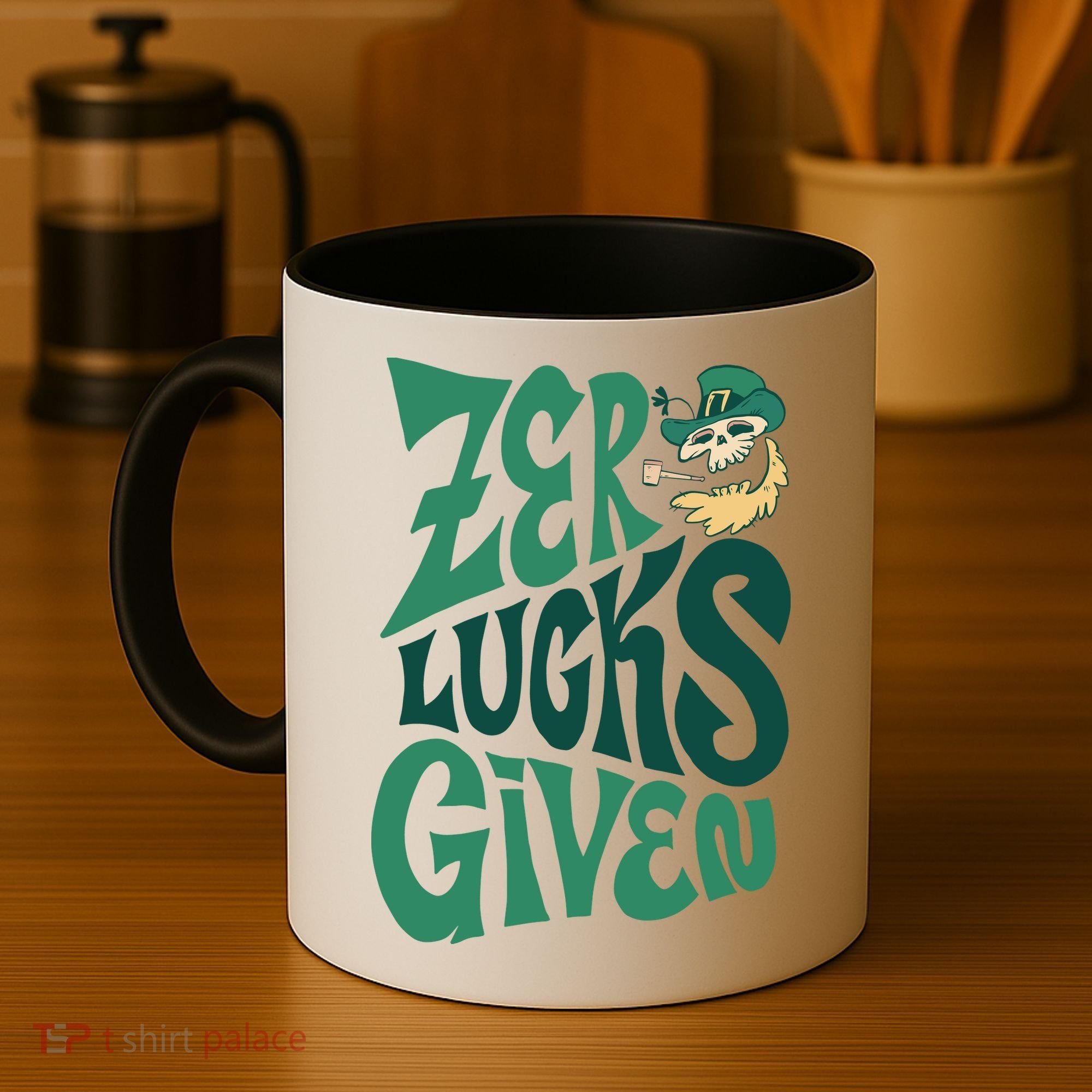 Zero Lucks Given St Patrick's Day Coffee Mug