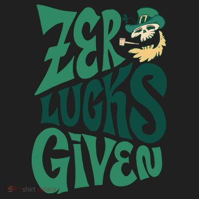 Zero Lucks Given St Patrick's Day Beanie