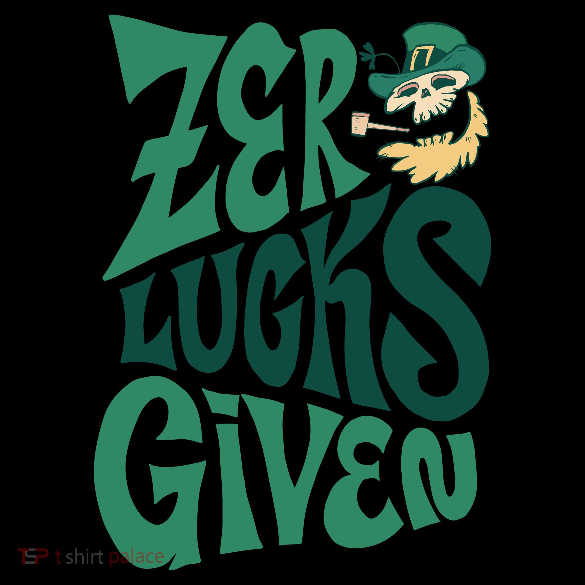 Zero Lucks Given St Patrick's Day Coaster