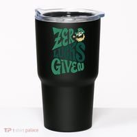 Zero Lucks Given St Patrick's Day Tumbler thumb 0