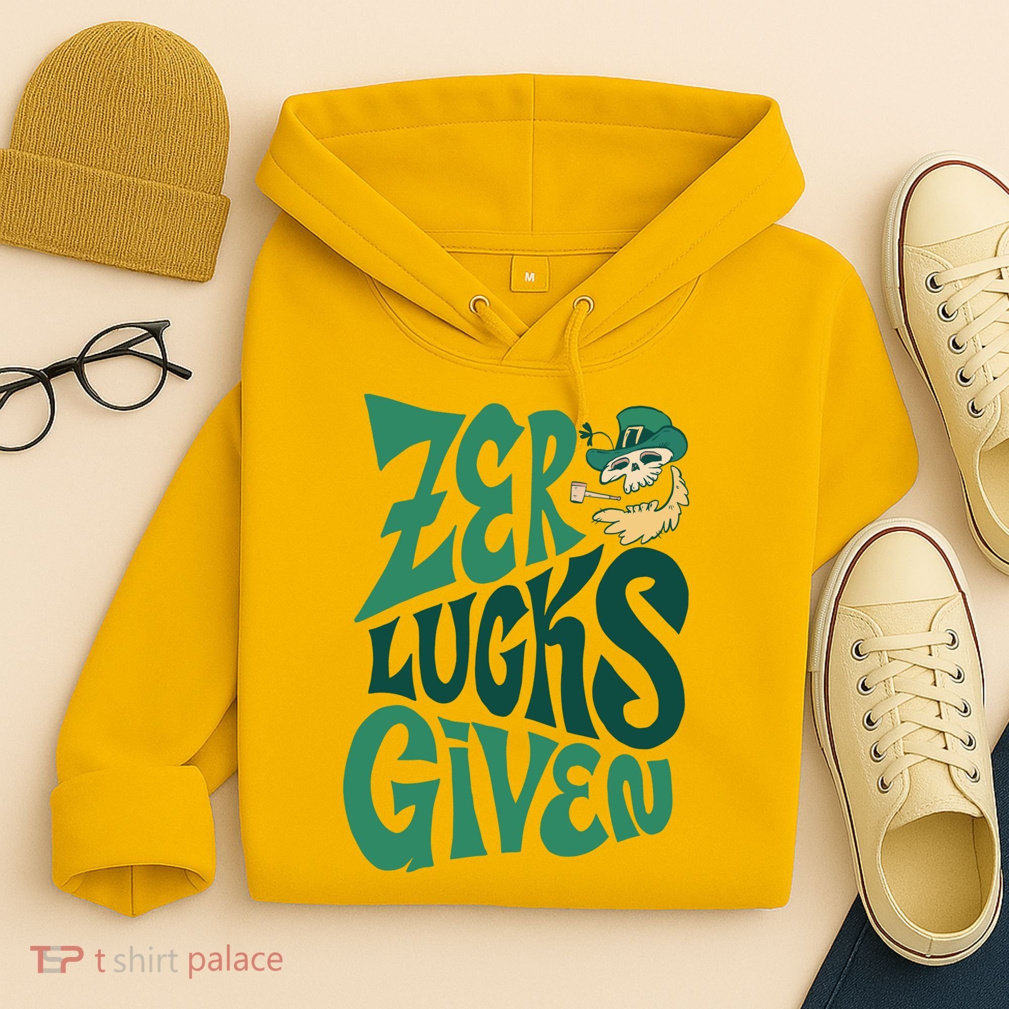 Zero Lucks Given St Patrick's Day Hoodie