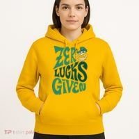 Zero Lucks Given St Patrick's Day Hoodie thumb 5