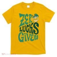 Zero Lucks Given St Patrick's Day T-Shirt thumb 0