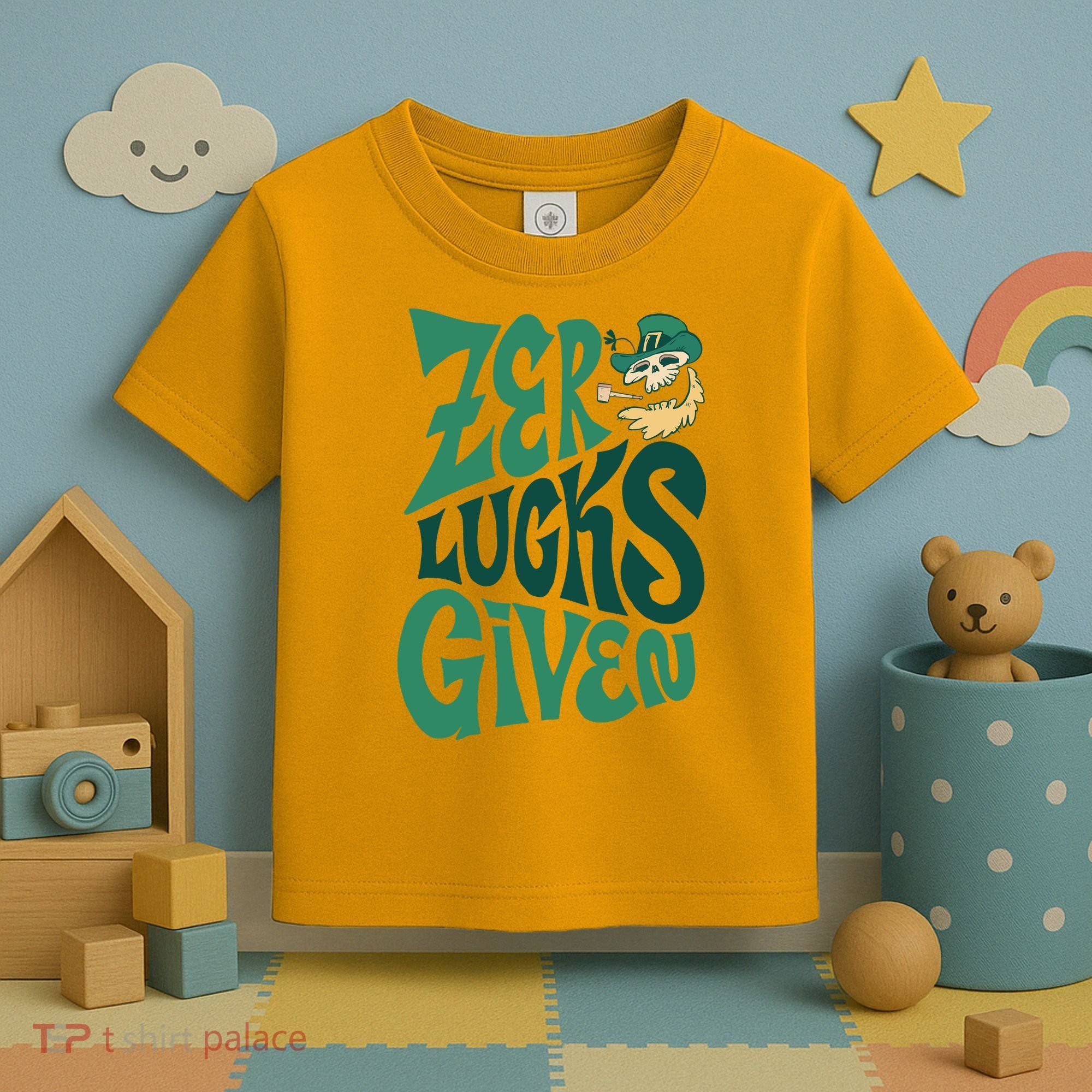 Zero Lucks Given St Patrick's Day Toddler T-Shirt